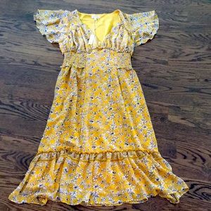 NWT Max Studio Floral midi dress